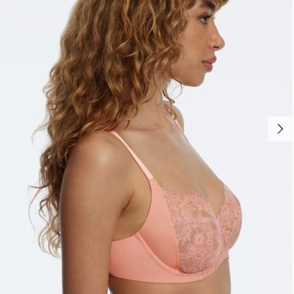 NWT Skarlett Blue Entice Lace Full Coverage Side Support Balconette Bra- 38G - Picture 2 of 3